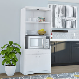 Large 70 Microwave Carts Food Pantries You Ll Love Wayfair Danielson 72 Kitchen Pantry