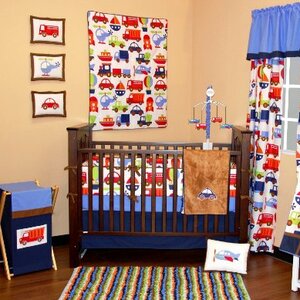 Transportation 10 Piece Crib Bedding Set