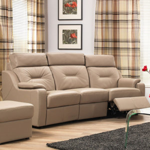 3-Sitzer Schlafsofa Papavero aus Leder von Home ..