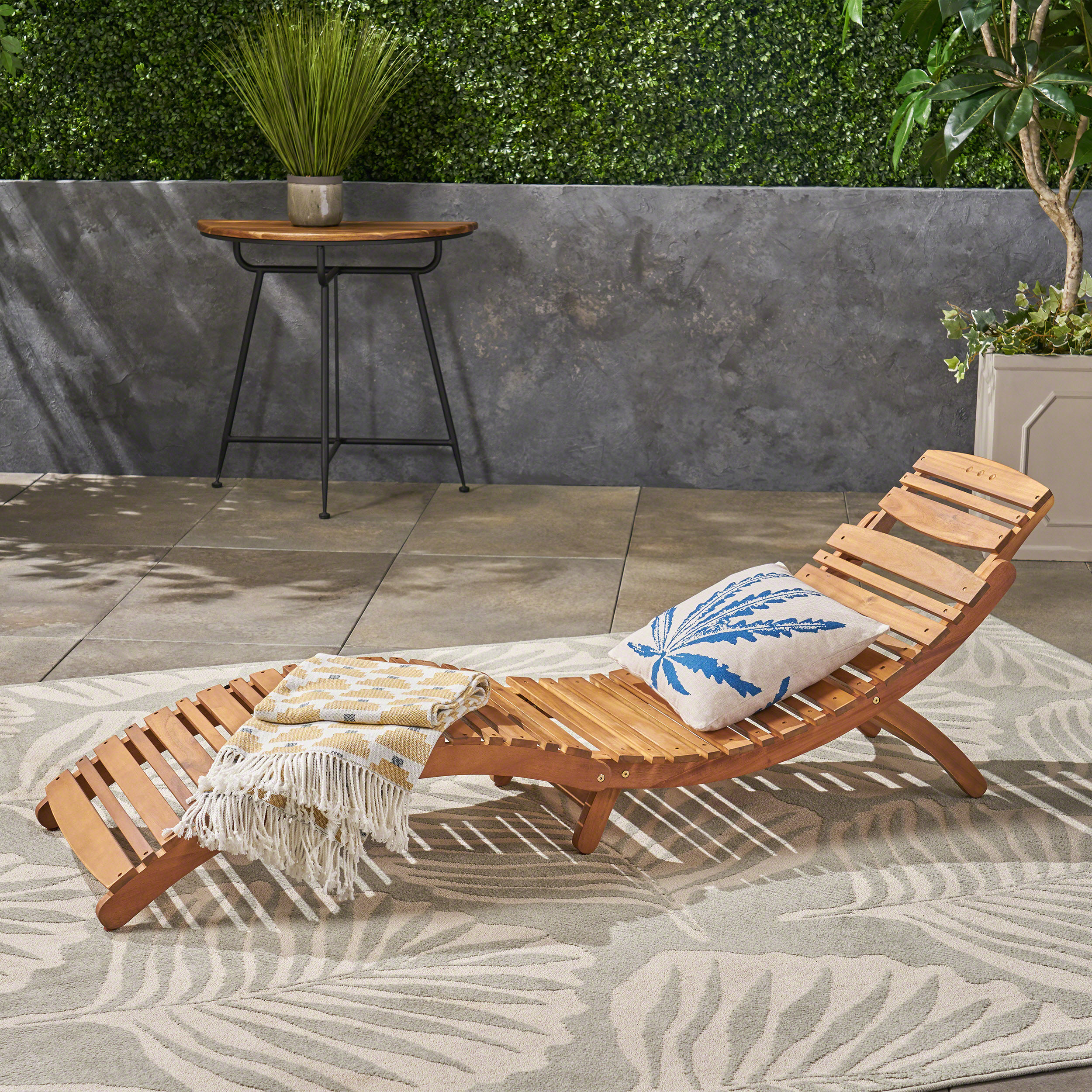 Outdoor Chaise Lounges You Ll Love In 2019 Wayfair Ca   Tifany Wood Outdoor Chaise Lounge 