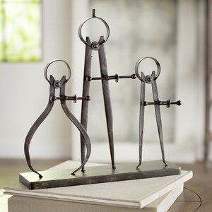 Rhine Compass and Caliper Sculpture