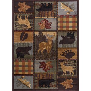 Alers Brown Area Rug