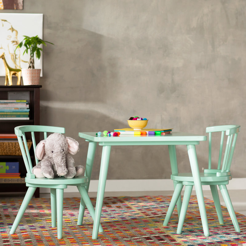 Viv + Rae Justine Windsor 3 Piece Table and Chair Set by Delta ... Viv + Rae Justine Windsor 3 Piece Table and Chair Set by Delta ...