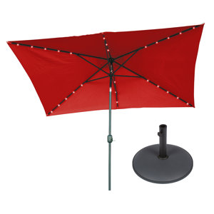 10' X 6.5' Rectangular Lighted Umbrella