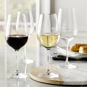 Wayfair Basics White Wine & Red Wine Glass Set (Set of 12)