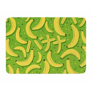 Banana Pattern by Strawberry Memory Foam Bath Mat
