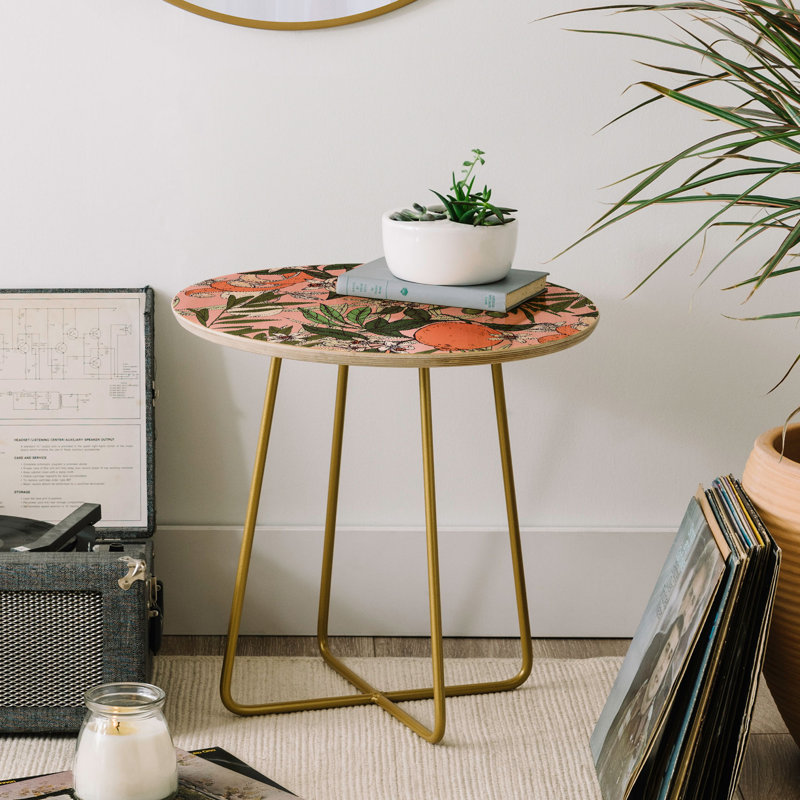 East Urban Home Marta Barragan Camarasa Olives In The Flowers End East Urban Home Marta Barragan Camarasa Olives In The Flowers End Table Wayfair