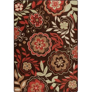Mix and Mingle Native Red Garden Passage Rug