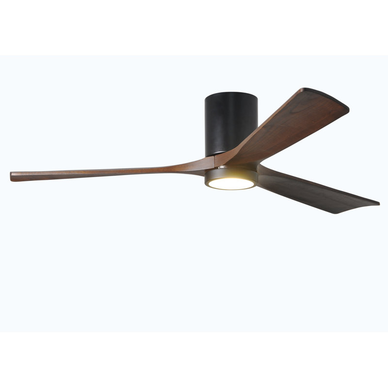 60" Rosalind 3 Blade Hugger Ceiling Fan with Wall Remote ...
