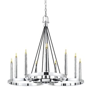 Cedric 9-Light LED Candle-Style Chandelier