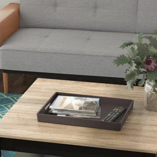 Decorative Trays You Ll Love Wayfair Rectangle Gray Serving Tray