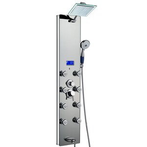 Tower Rainfall Shower Diverter/Thermostatic