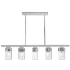 Melva Linear 5-Light Kitchen Island Pendant