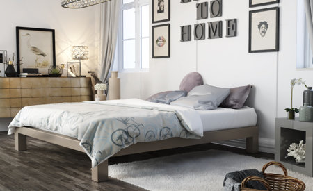 In Style Furnishings Stella Bed Frame Reviews Wayfair Modern Bedroom Design