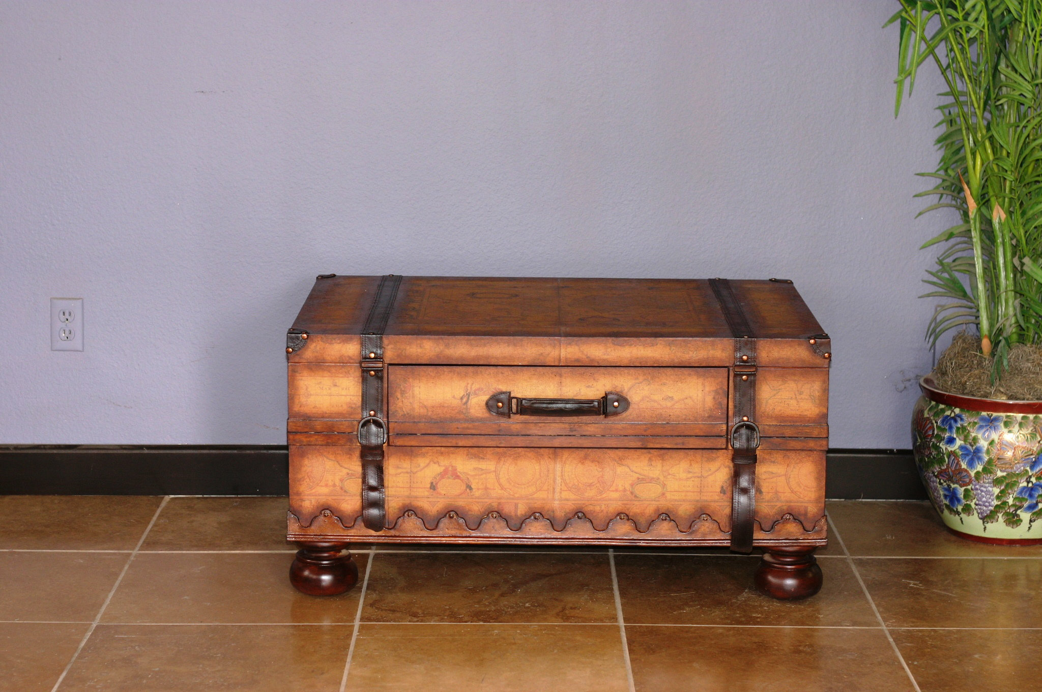 Bloomsbury Market Penson Map Coffee Table Wayfair