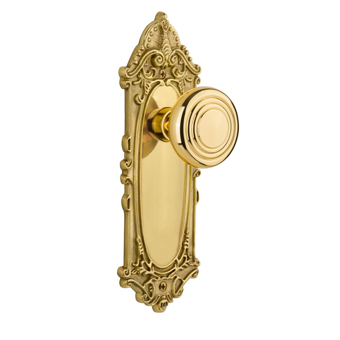Nostalgic Warehouse Deco Single Dummy Door Knob With Victorian