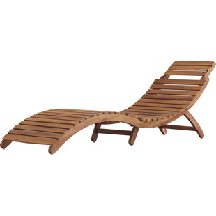 Patio Chaise Lounges Joss Main Tifany Wood Outdoor Chaise Lounge