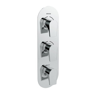 Dreigriff-Duscharmatur Unterputz Hourglass Dual ..