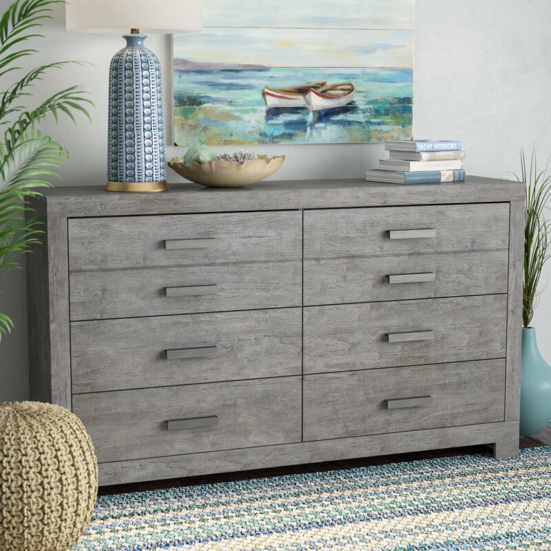 Rosen 6 Drawer Double Dresser & Reviews AllModern