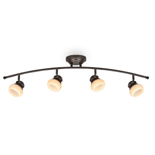 Track Lighting You Ll Love Wayfair Katarina Fixed Rail 4 Light Track Kit