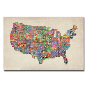 Us Map Wall Art top picks: map wall art you'll love | wayfair Us Map Wall Art top picks: map wall art you'll love | wayfair
