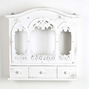 Wall Shelf With Drawer Wayfair Guttenberg Wooden Wall Shelf With Drawers