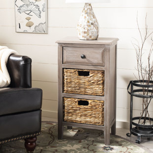 Dark Grey Bedside Table Wayfair