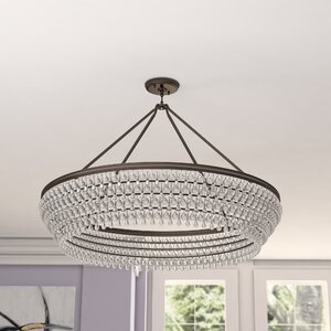 Devanna 8-Light Bowl Crystal Chandelier