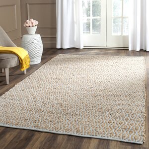 Zap Hand-Woven Silver/Natural Area Rug