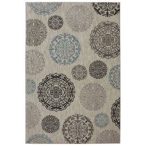Reflections Bob Timberlake Dragonfly Medallion Abyss Area Rug