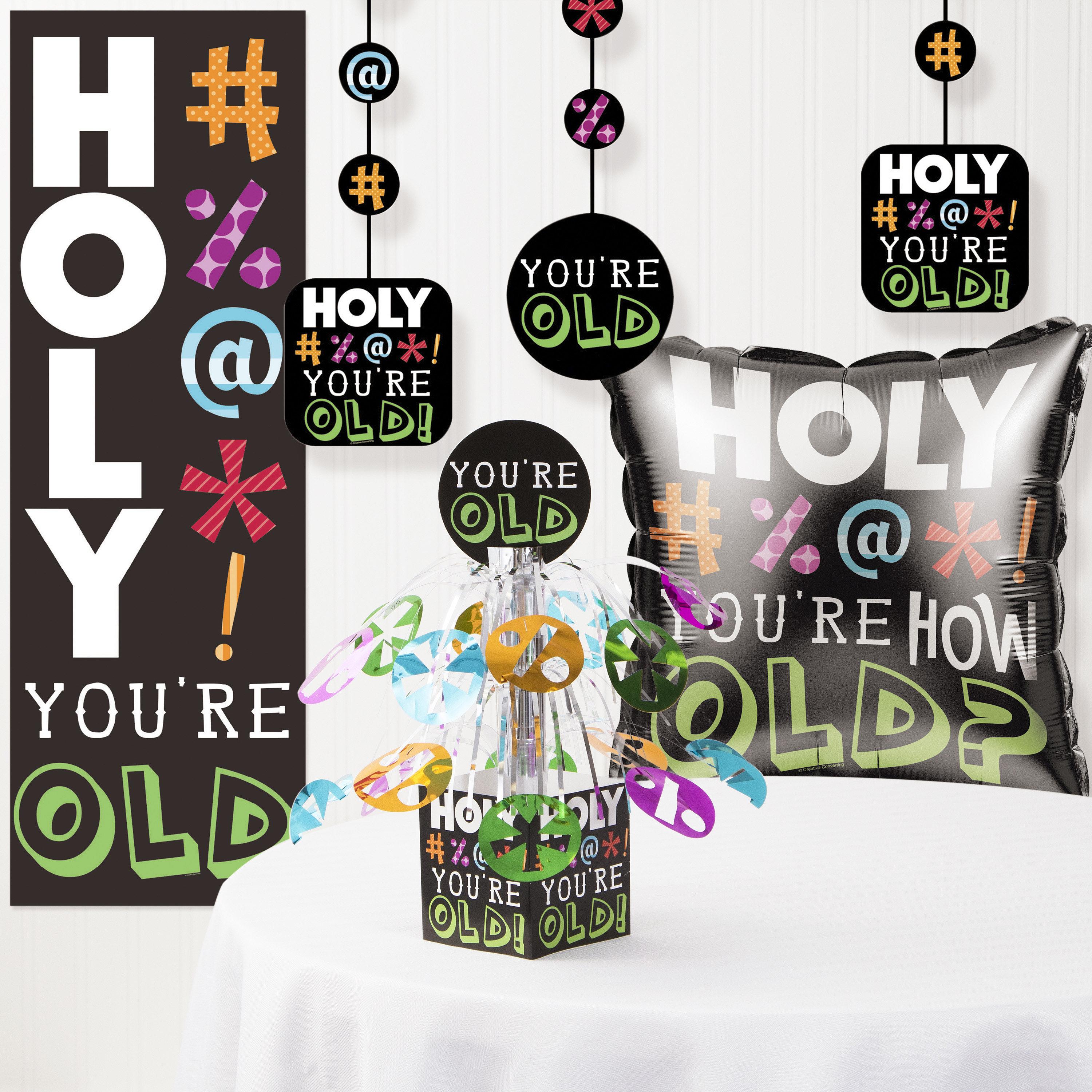 The Party Aisle Holy Bleep Birthday Paper Disposable Decoration