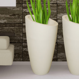 Tall Outdoor Pots Wayfair Cleckheat Plastic Pot Planter