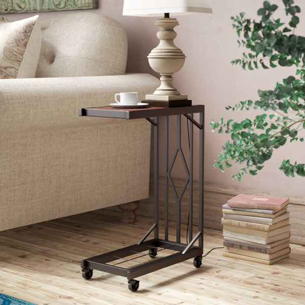 Slide Under Sofa Snack Tables Wayfair