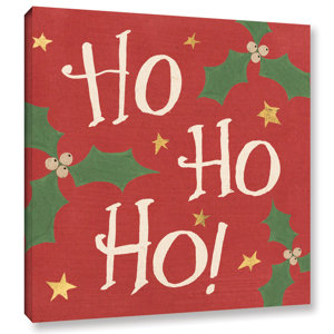 Vintage Saint Nick Textual Art on Wrapped Canvas