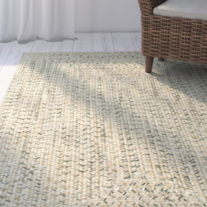 Lemon Grove Sandy Beach Variegated Outdoor Area Rug