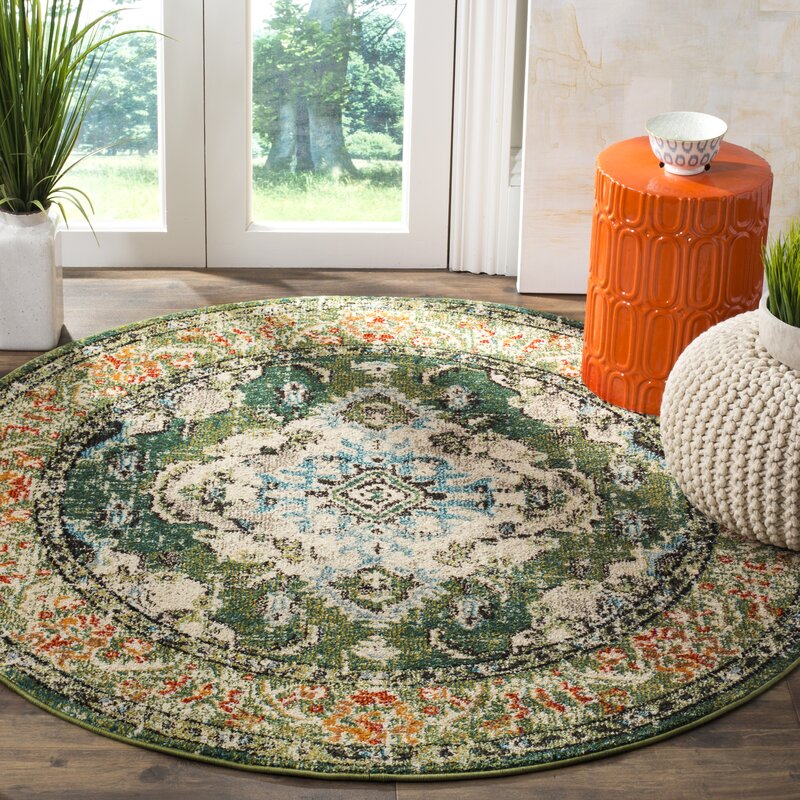 Mistana Newburyport Green Area Rug & Reviews | Wayfair