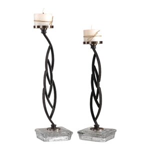 Iron Candlestick (Set of 2)