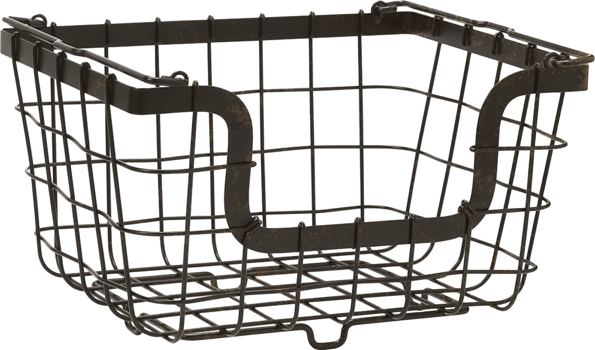 Gourmet Basics by Mikasa Stacking/Nesting Metal Basket & Reviews Wayfair