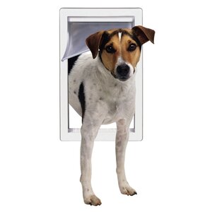 Small Pet Door with Telescoping Frame