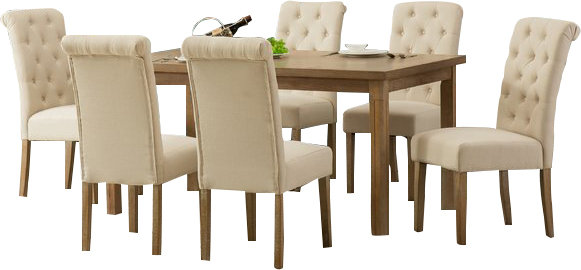 Bungalow Rose Kenleigh Solid Wood 7 Piece Dining Set Reviews Kenleigh Solid Wood 7 Piece Dining Set