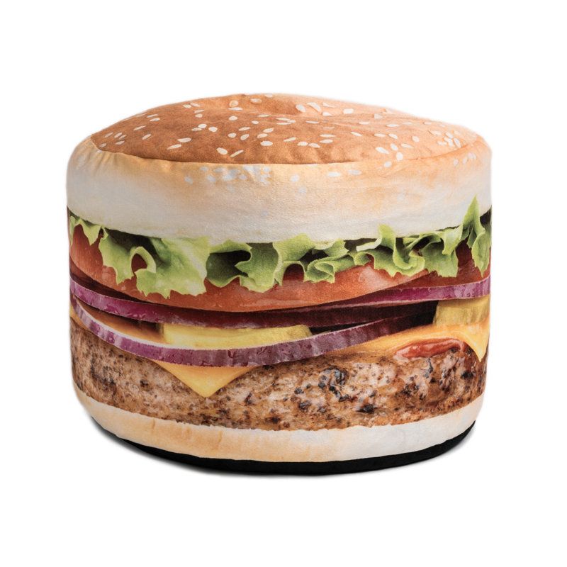 Wow Works Llc Hamburger Bean Bag Chair Wayfair Hamburger Bean Bag Chair