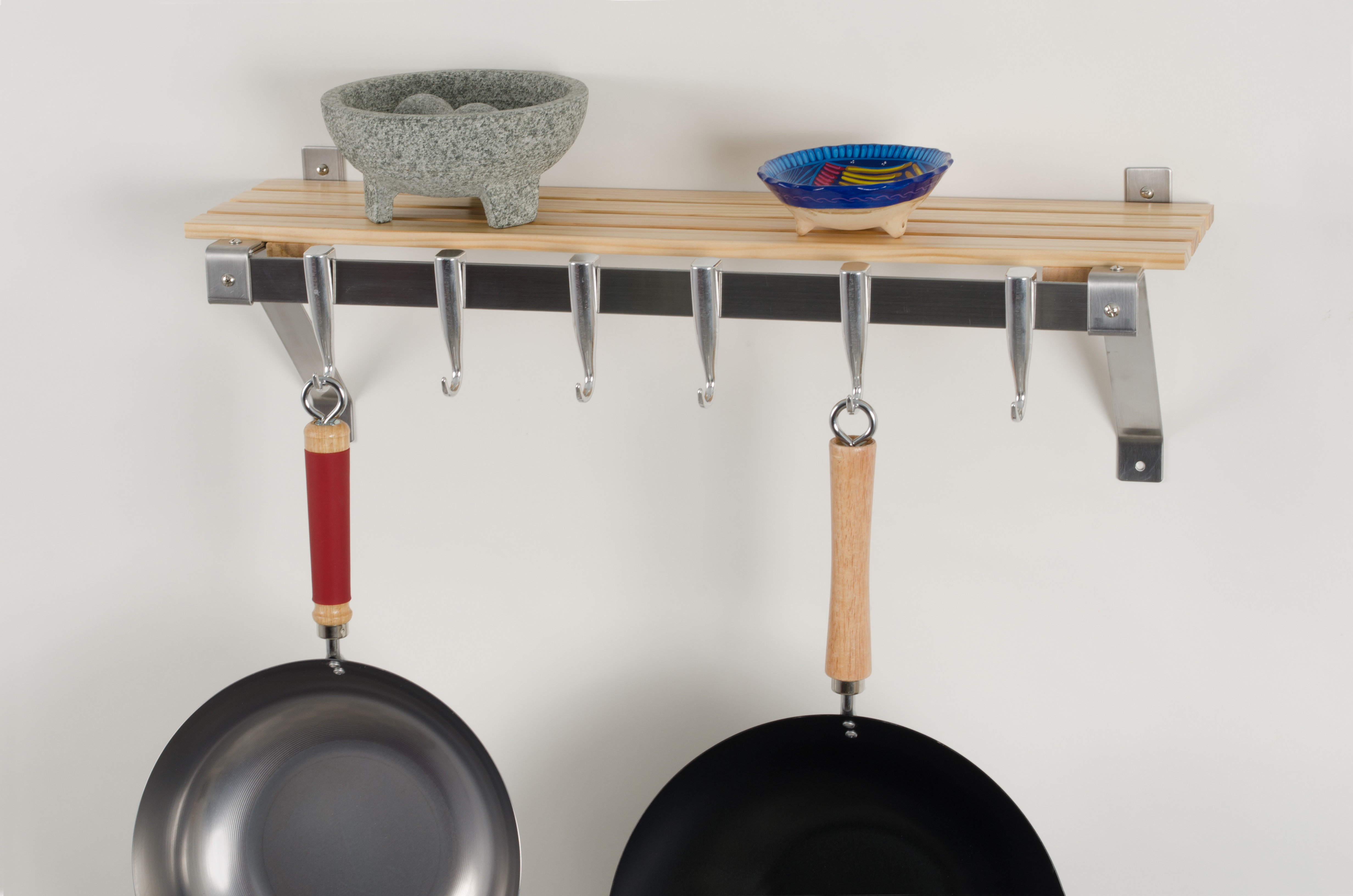 Concept Housewares Stainless Steel Wall Mounted Pot Rack Reviews Concept Housewares Stainless Steel Wall Mounted Pot Rack Reviews Wayfair