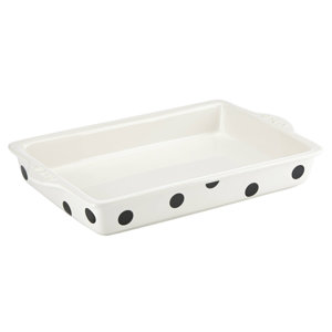 All in Good Taste Deco Dot Rectangular Baker