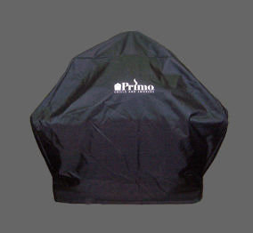 Grill Cover for XL Oval and Large Round Kamado Grill in Table