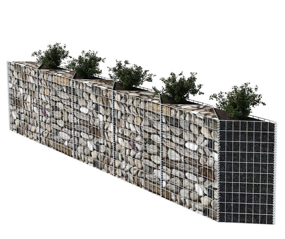 Retha planter box with trellis