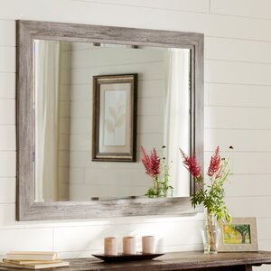 Coastal Weathered Gray Wall Mirror