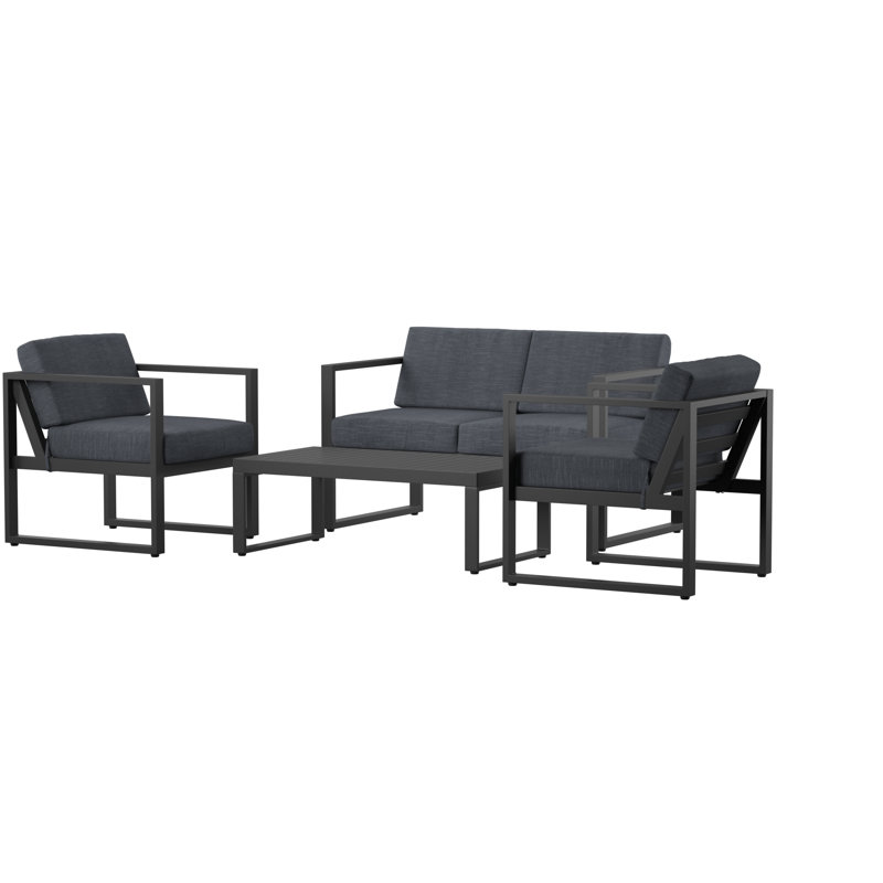 Mirando 4 Piece Sofa Set With Cushions
