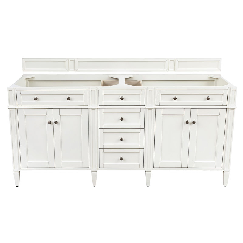 James Martin Furniture Brittany 72 Double Bathroom Vanity Base Only Brittany 72 Double Bathroom Vanity Base Only