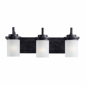 Dashiell 3-Light Glass Shade Vanity Light