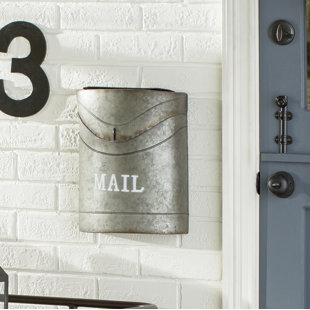 Craftsman Style Mailbox Wayfair Kinley Style Wall Mounted Mailbox